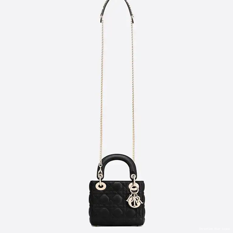 Cheap Cannage Black Dior Lambskin Lady Mini Bag 0514 Luxury